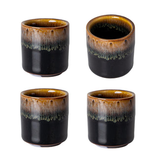 Urban Tokyo Drinking Cup, 1.25 fl oz, Black Brown