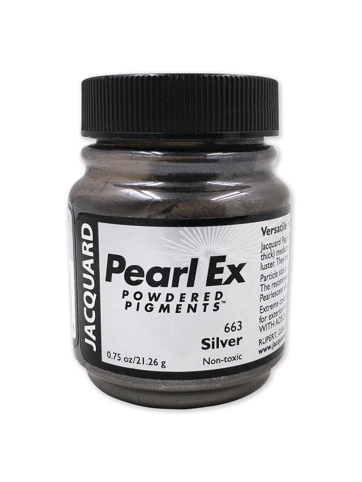 Jacquard Pearl Ex Pigment .75 Oz Silver