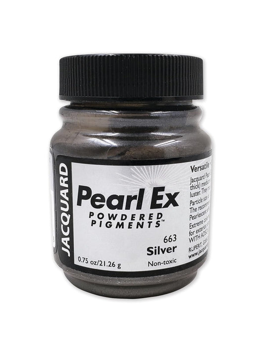 Jacquard Pearl Ex Pigment .75 Oz Silver