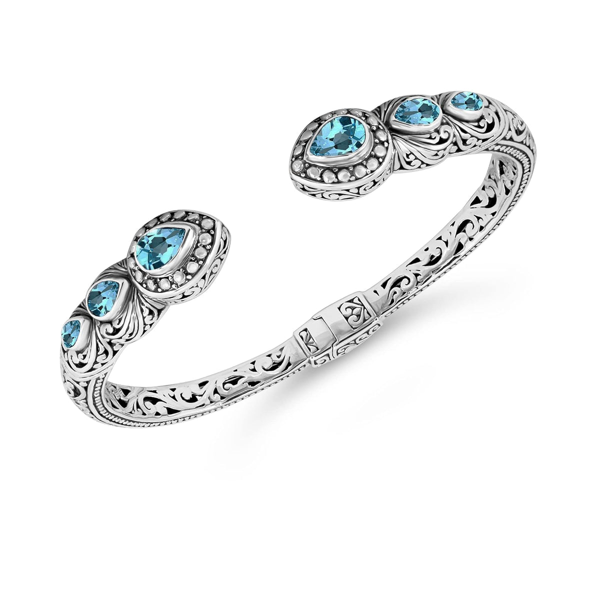 DEVATA Bracelet, Small, Silver 925/Blue Topaz DHK3226