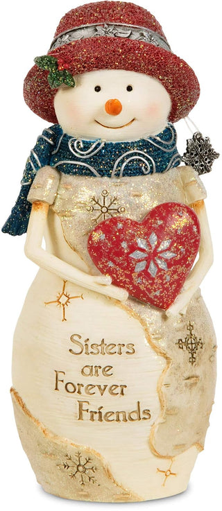 Pavilion Gift Company 81114 The Birchhearts Sister Snowman Figurine, 5-Inch