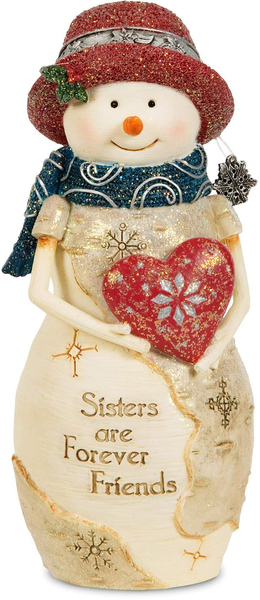Pavilion Gift Company 81114 The Birchhearts Sister Snowman Figurine, 5-Inch