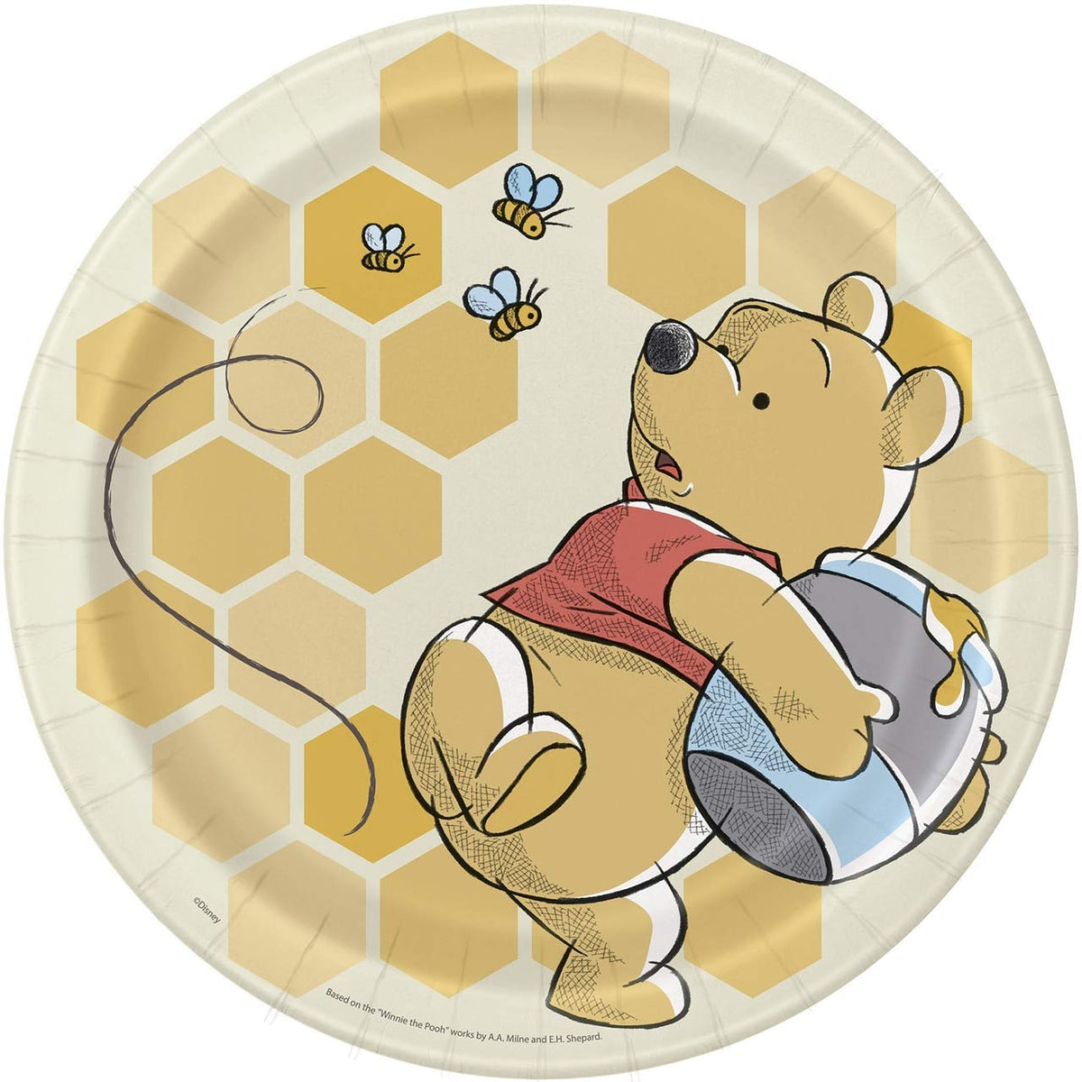 Unique Dishware Plate, 9 Inch (Pack of 8), Multicolor