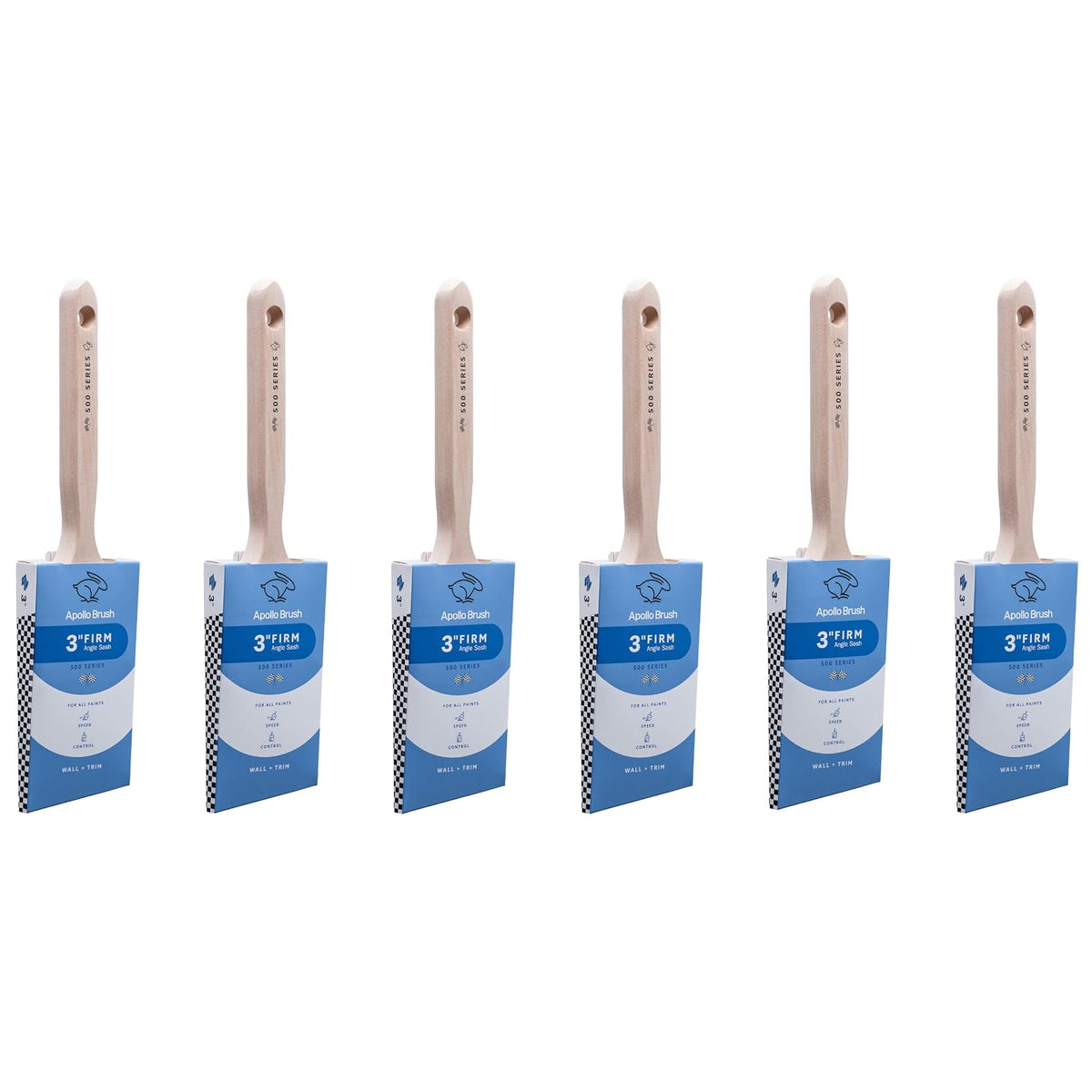 Apollo Brush Paint Brush, 3 Inch, Blue