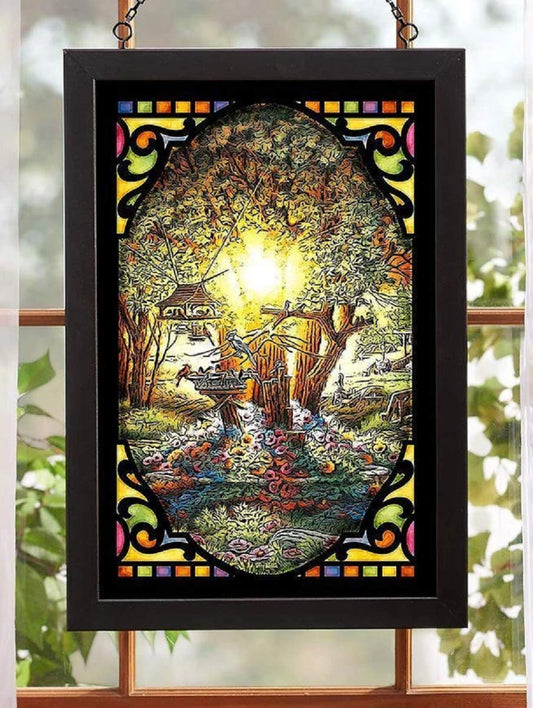 Wild Wings(MN) Wild Wings 5386499001 Stained Glass Art (The Colors of Spring)