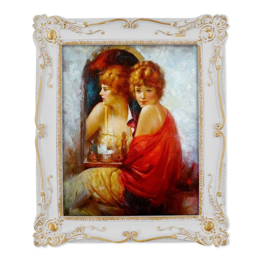 SIMON'S SHOP Picture Frame, 8x10, White & Gold