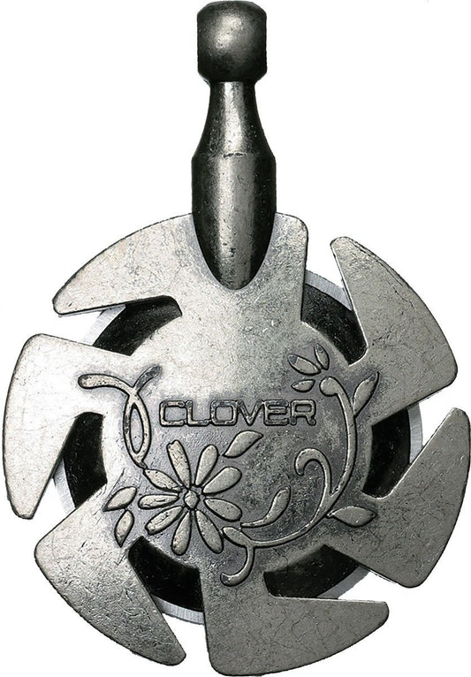 Clover 3106 Yarn Cutter Pendant, Antique Silver