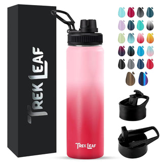Trek Leaf Bottle, 22 Ounces, Blush