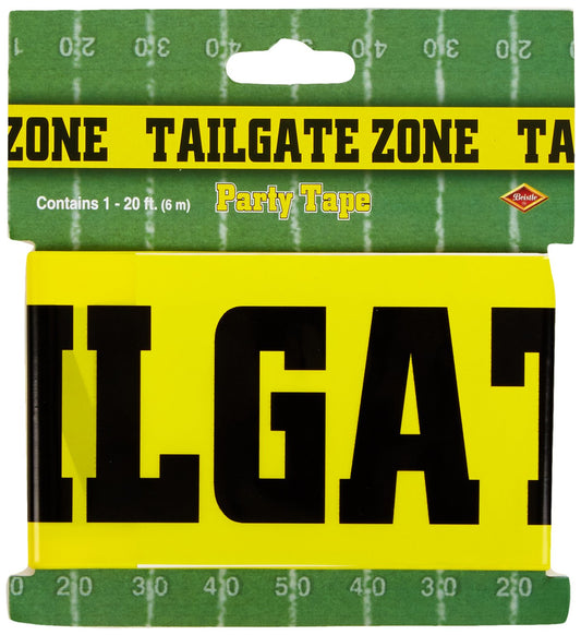 Beistle Tailgate Zone Party Tape Party Accessory (1 count) (1/Pkg)