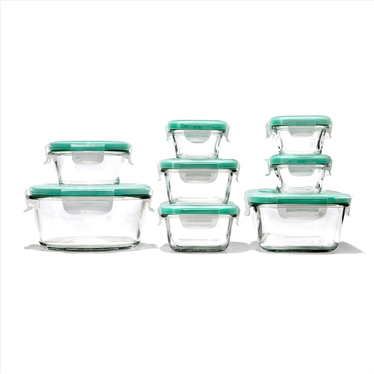 OXO Food Storage Container, 16-Piece Everyday, Teal
