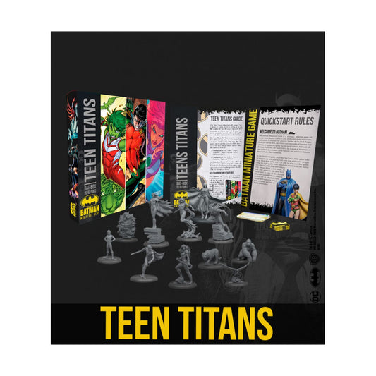 BATMAN Miniature Game: Teen Titans – 35MM Scale - Unpainted – Ages 14+