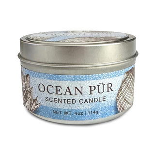 Greenwich Bay Trading Company Candle, 4 oz, Blue