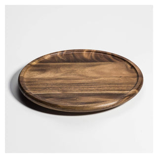 Kalmar Home Rotating Tray, Large - 15", Brown