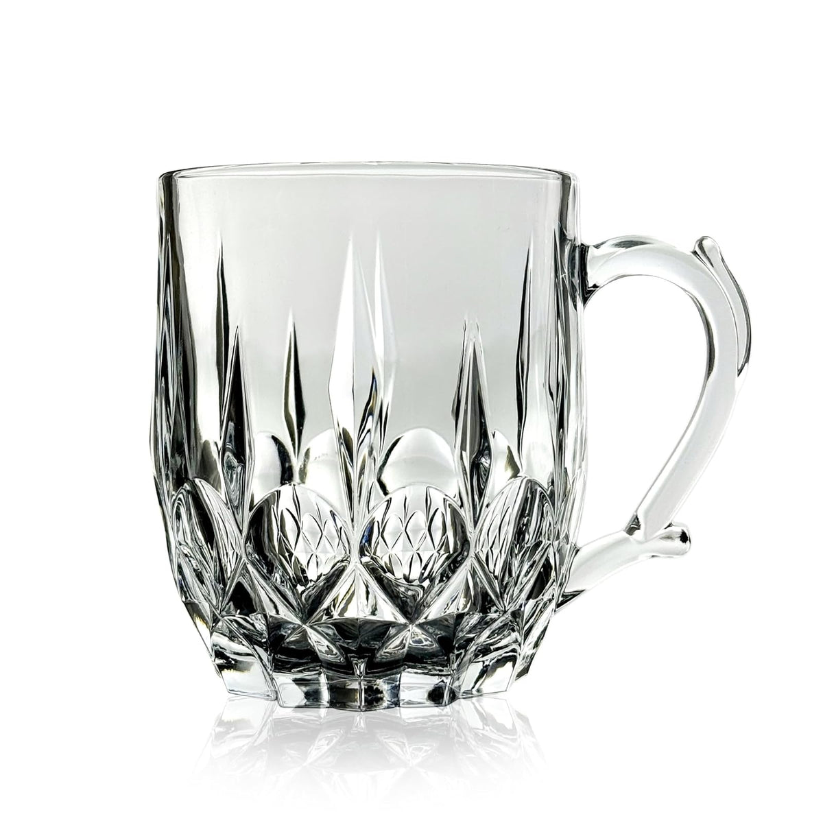RAMART Studio Glass Drinking Cup, 13 oz, Clear