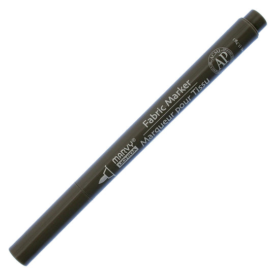 Uchida 522-C-12 Marvy Fine Point Fabric Marker, Gray