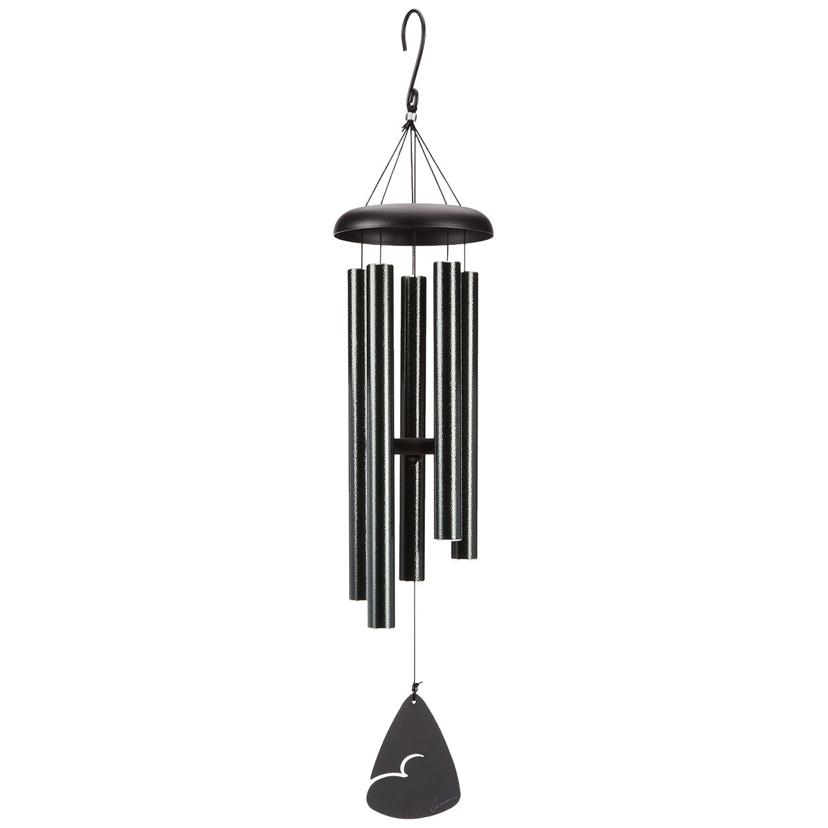 Carson Wind Chime, 36-Inch, Forest Green Fleck