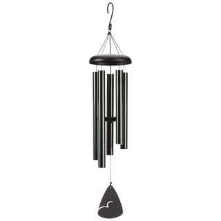Carson Wind Chime, 36-Inch, Forest Green Fleck