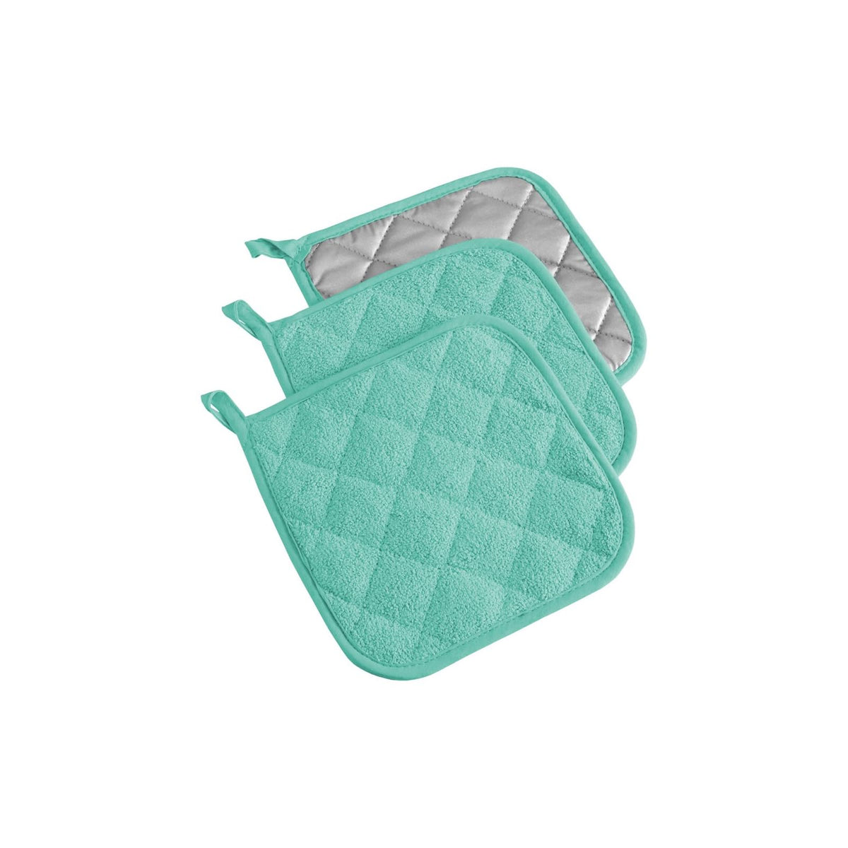 DII Pot Holder, Potholder (3 Piece), Aqua