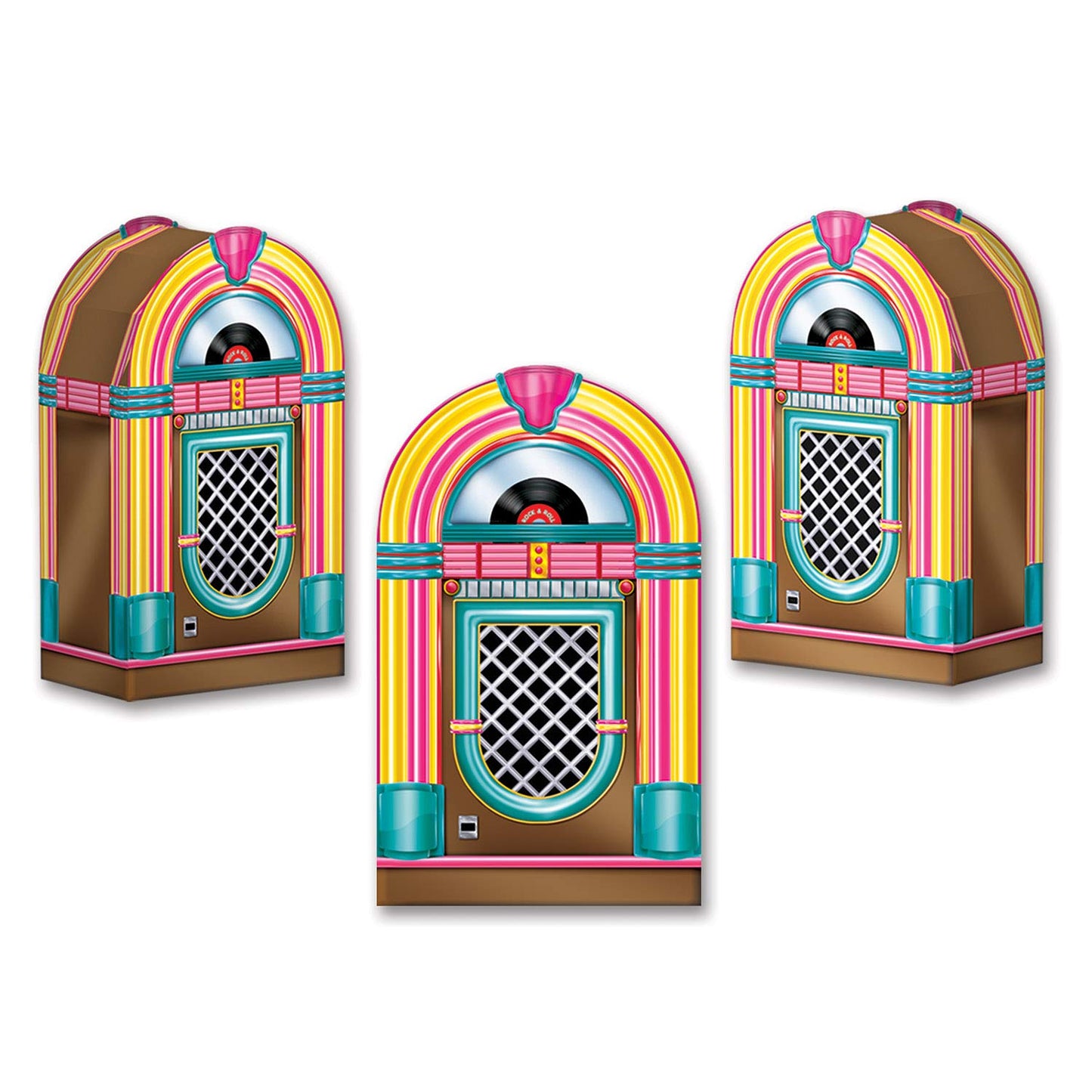 Beistle 54125 Favor Boxes, 3 Pcs, Multicolored