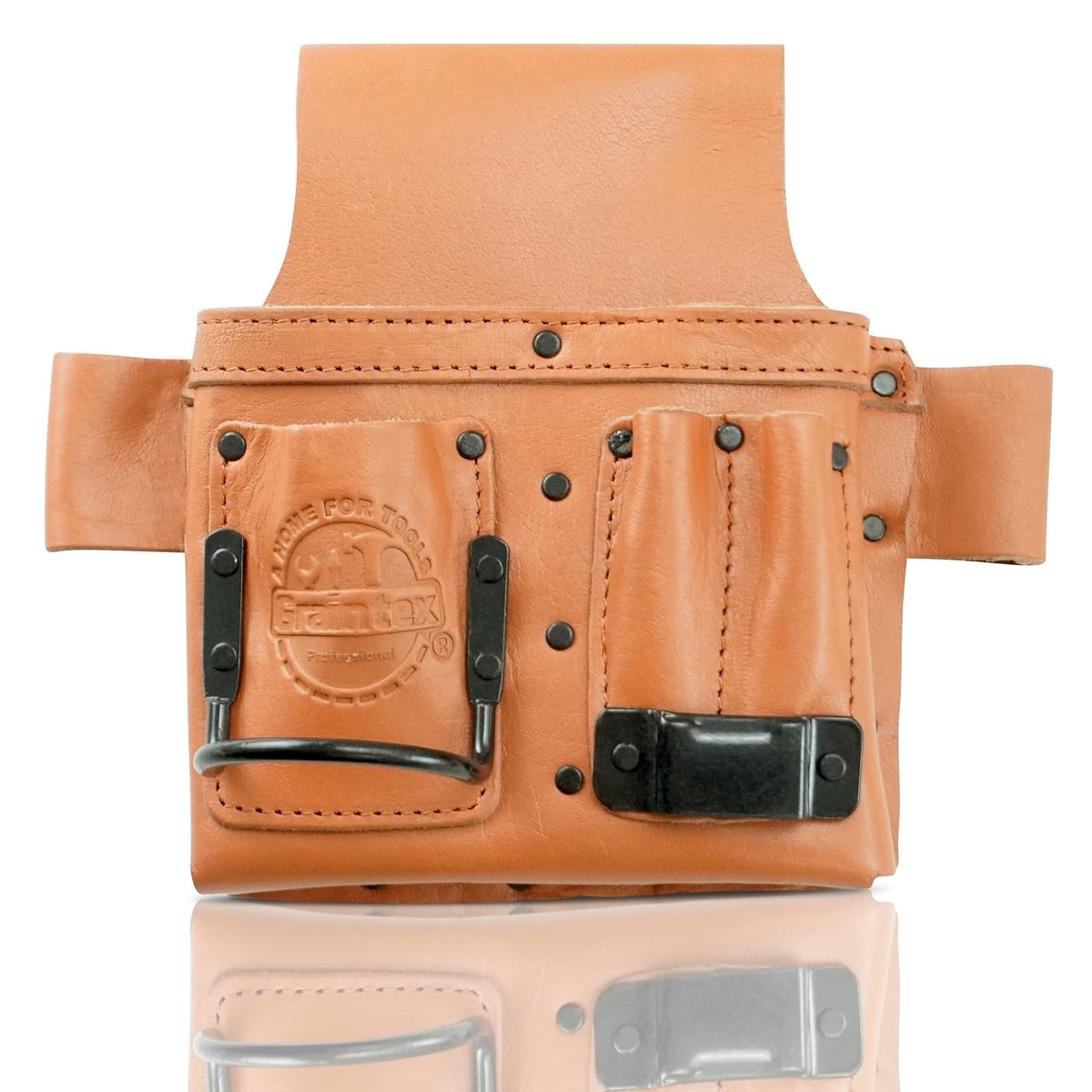 Graintex Utility Holster Pouch, One Size, Cognac Tan