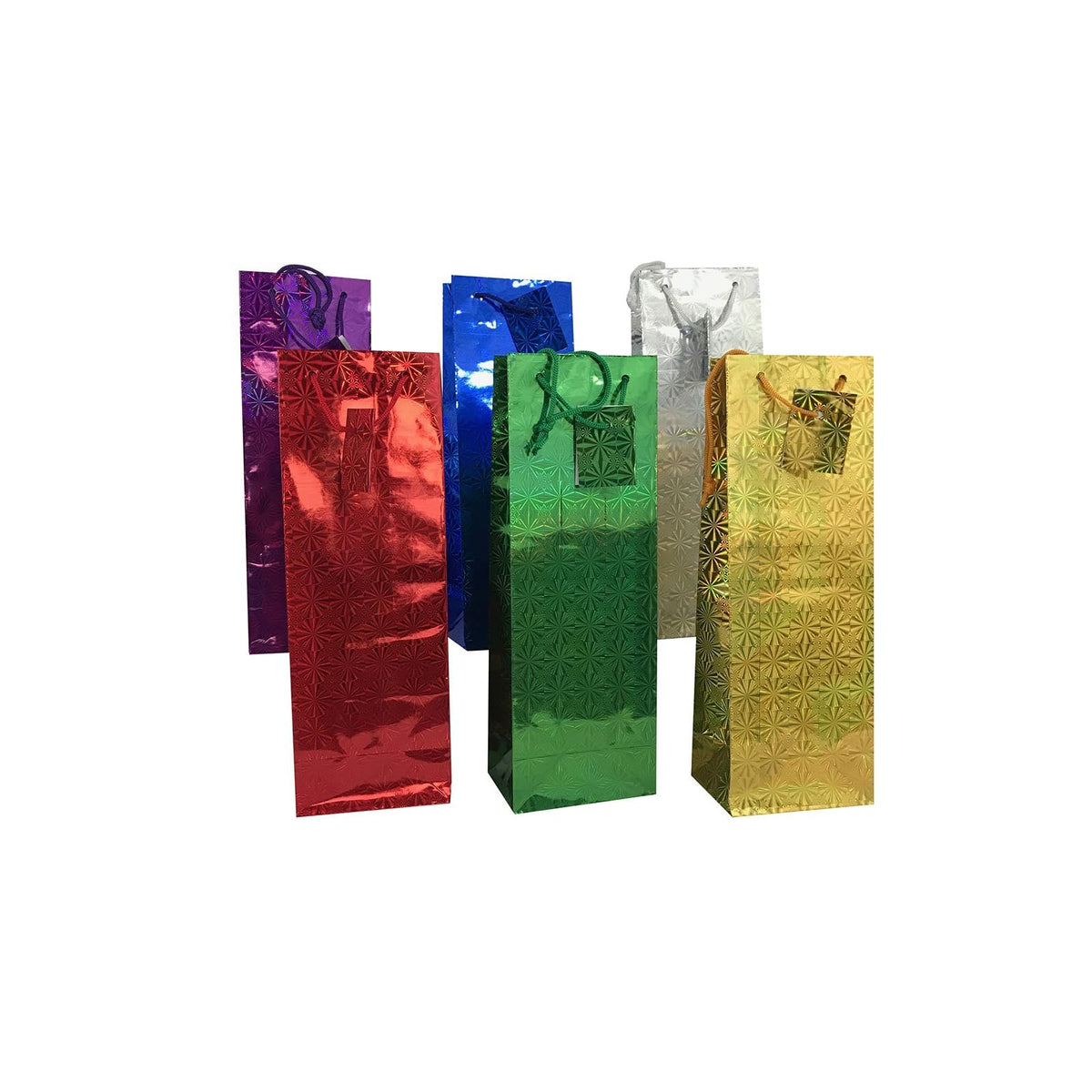 allgala Gift Wrap, 1 Count (Pack of 12), Red, Green, Blue