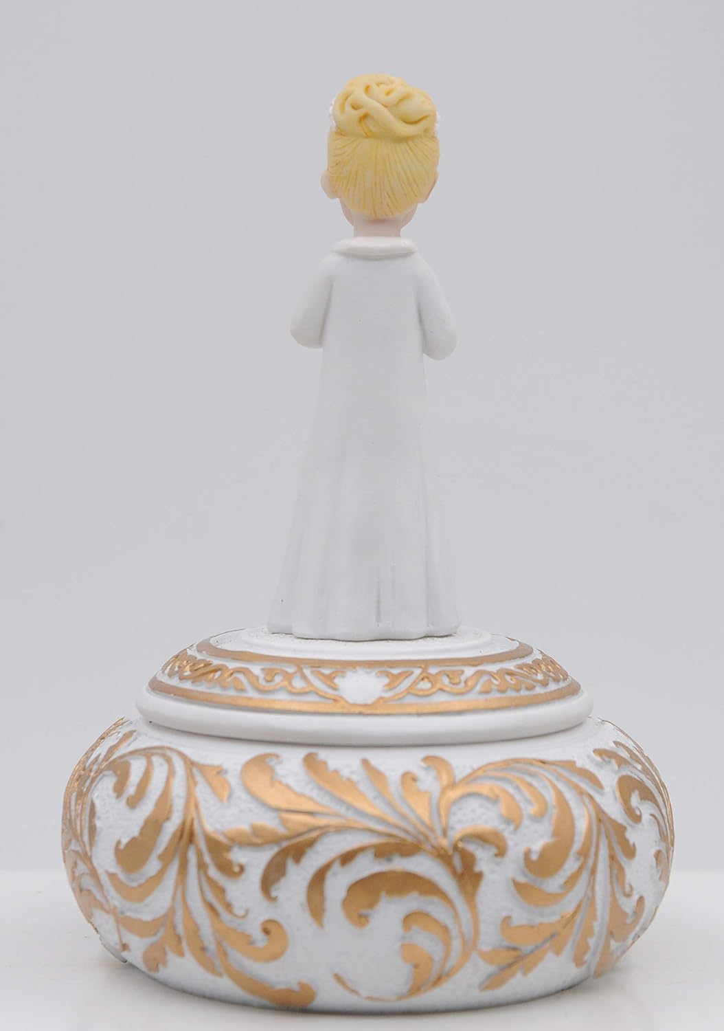 Comfy Hour Praying Girl Communion Collection Praying Girl with Rosary Box Figurine Keepsake My First Communion, Polyresin