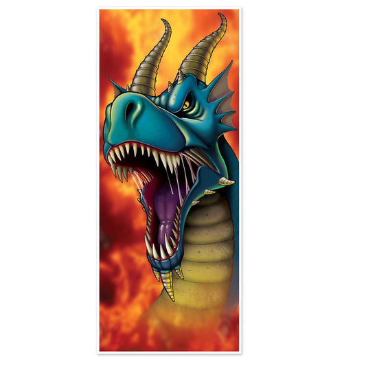 Beistle Dragon Plastic Door Cover- 1 pc