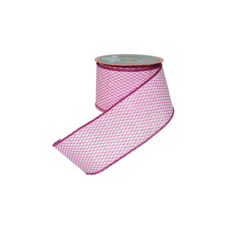 Kurt S. Adler Decorative Ribbon Trim, Pink
