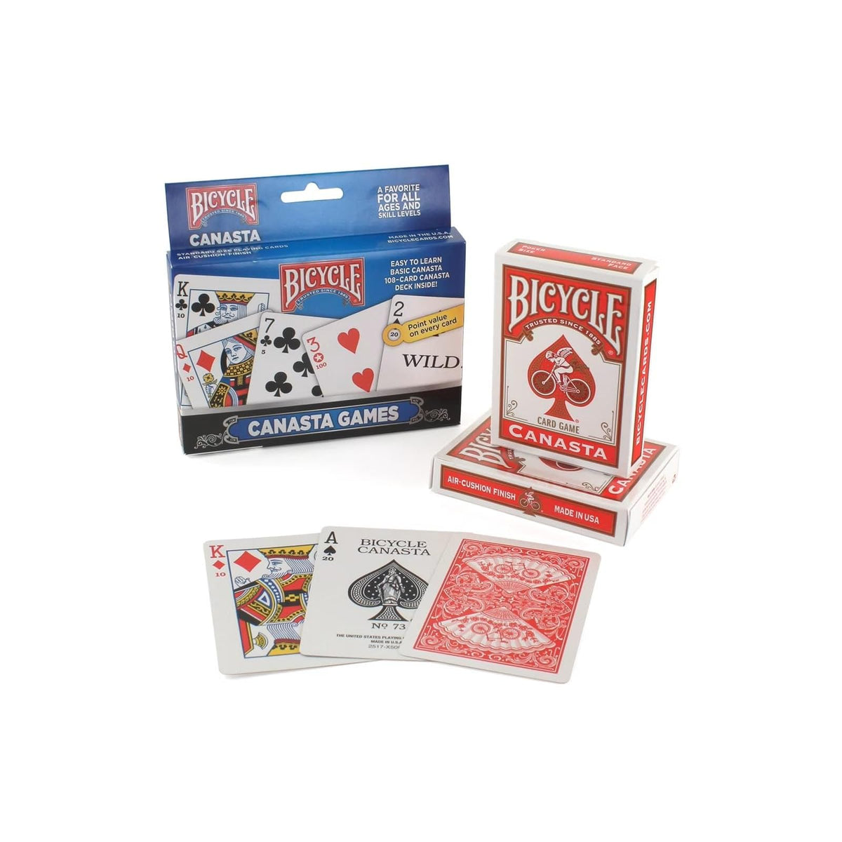 Bicycle Tabletop Game, 3.75 x 5.25 x 0.25 inches, Original Version