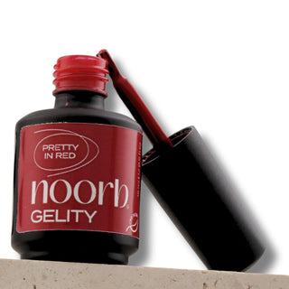 noorb beauty Nail Polish, 0.5 Fl Oz (Pack of 1), Pretty in Red