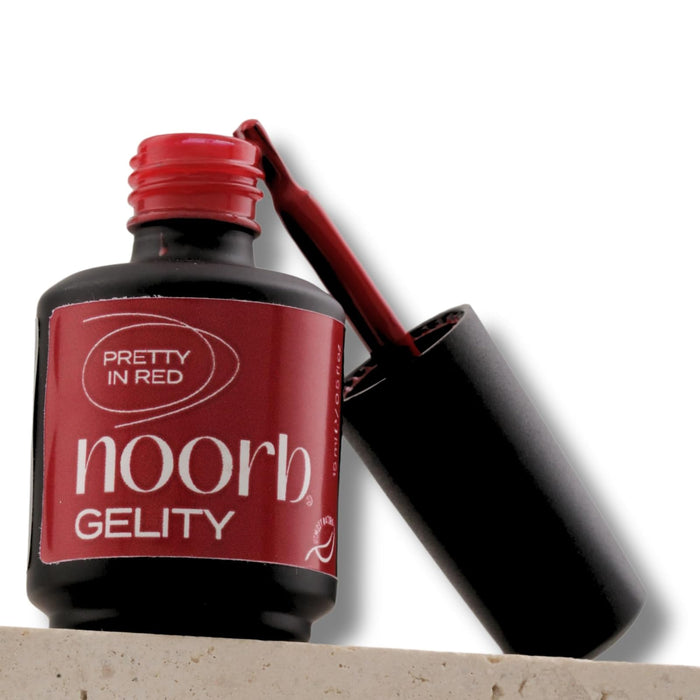 noorb beauty Nail Polish, 0.5 Fl Oz (Pack of 1), Pretty in Red