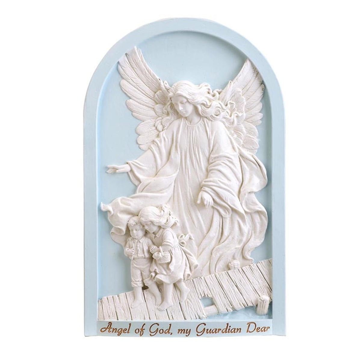 Christian Brands Catholic Wall Art, 1.8"L x 7.5"W, Blue