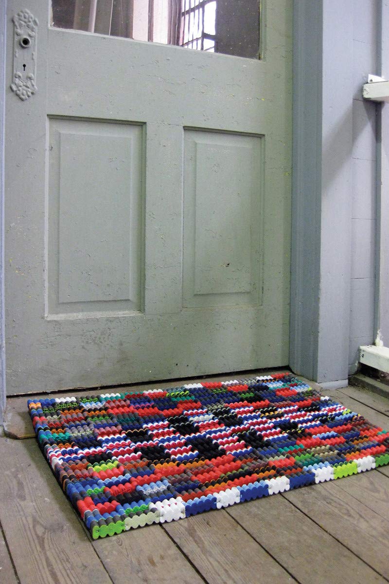 KALALOU Rug, 30" x 20" x 20", Multi Color