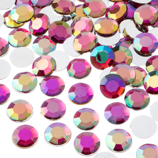 John Bead Craft Bead, 12mm (SS50), Fuchsia AB