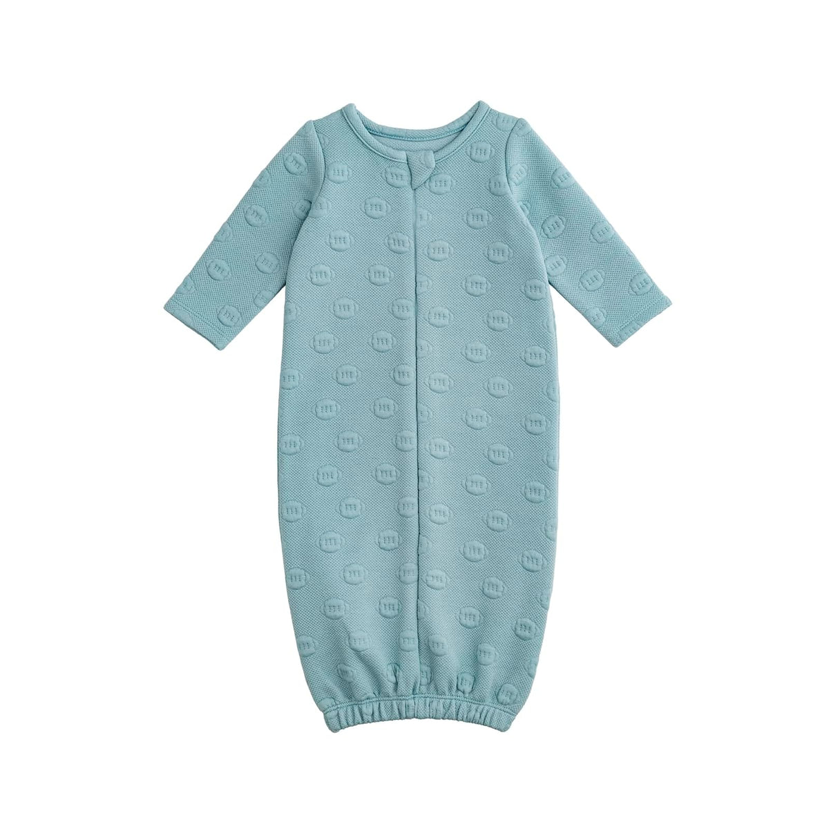 Mud Pie Nightgown Nightshirt, 0-3 Months, Blue