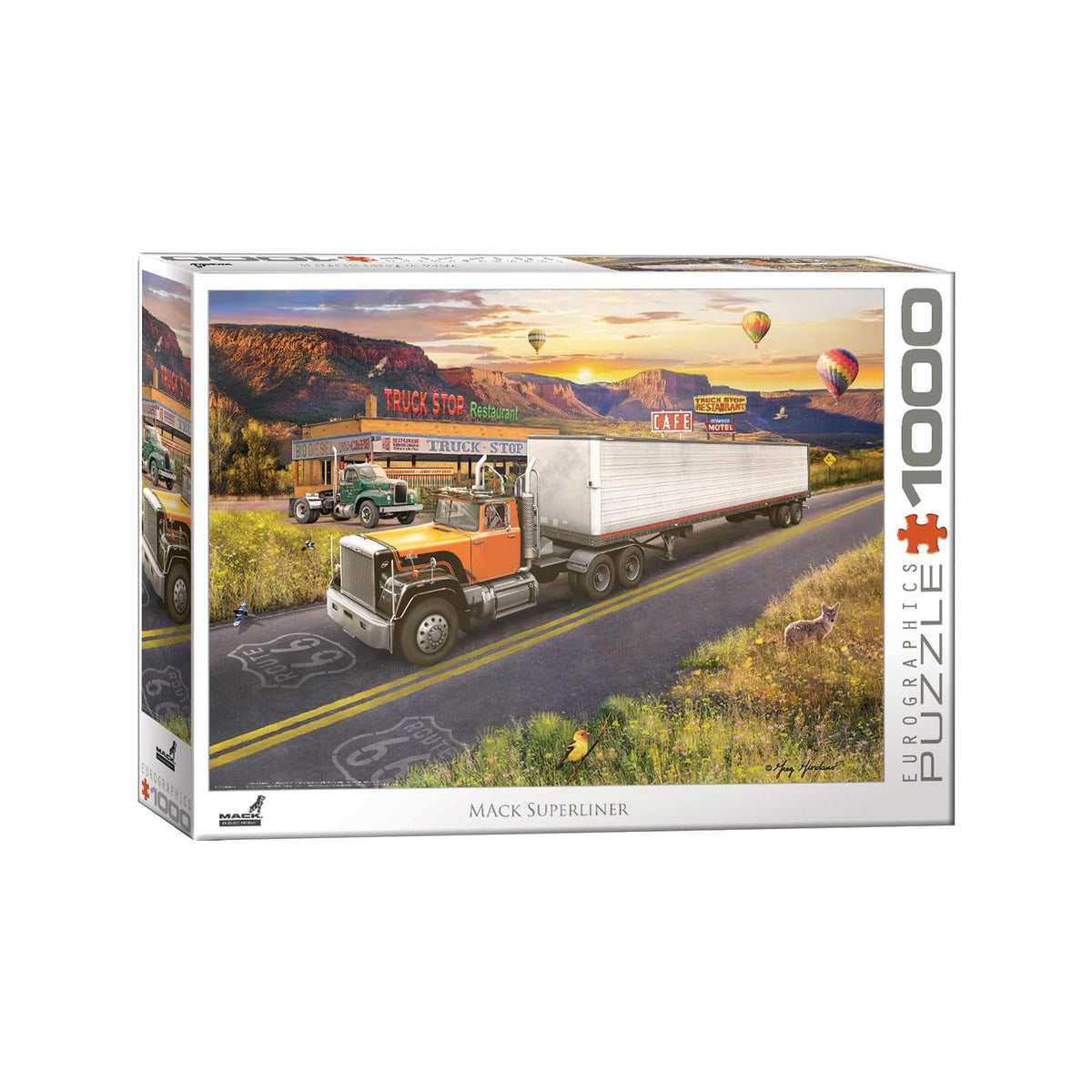EuroGraphics Puzzles, 1000 pieces, Multicolor