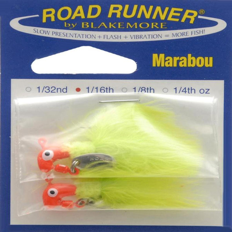 Road Runner Marab Fishing Equipment, 1/16 oz, Red