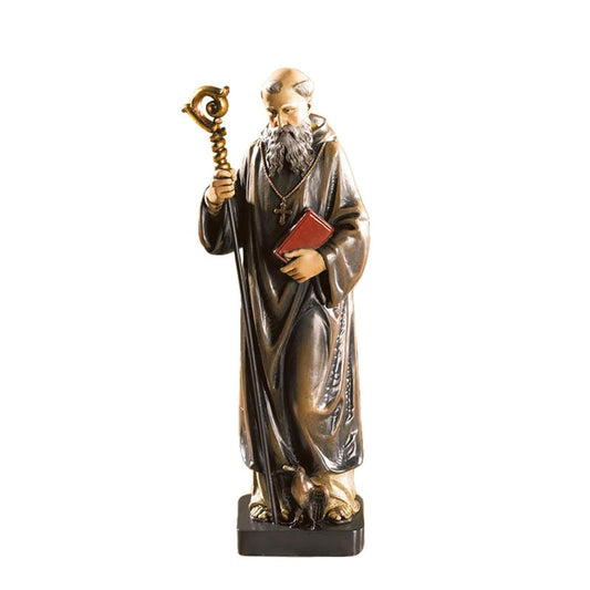 Creative Brands Patron Saint St Benedict Catholic Christian Statue Figure Home Decor Protection
