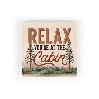 P. Graham Dunn Decorative Magnet, 2.75 x 2.75, Natural Brown