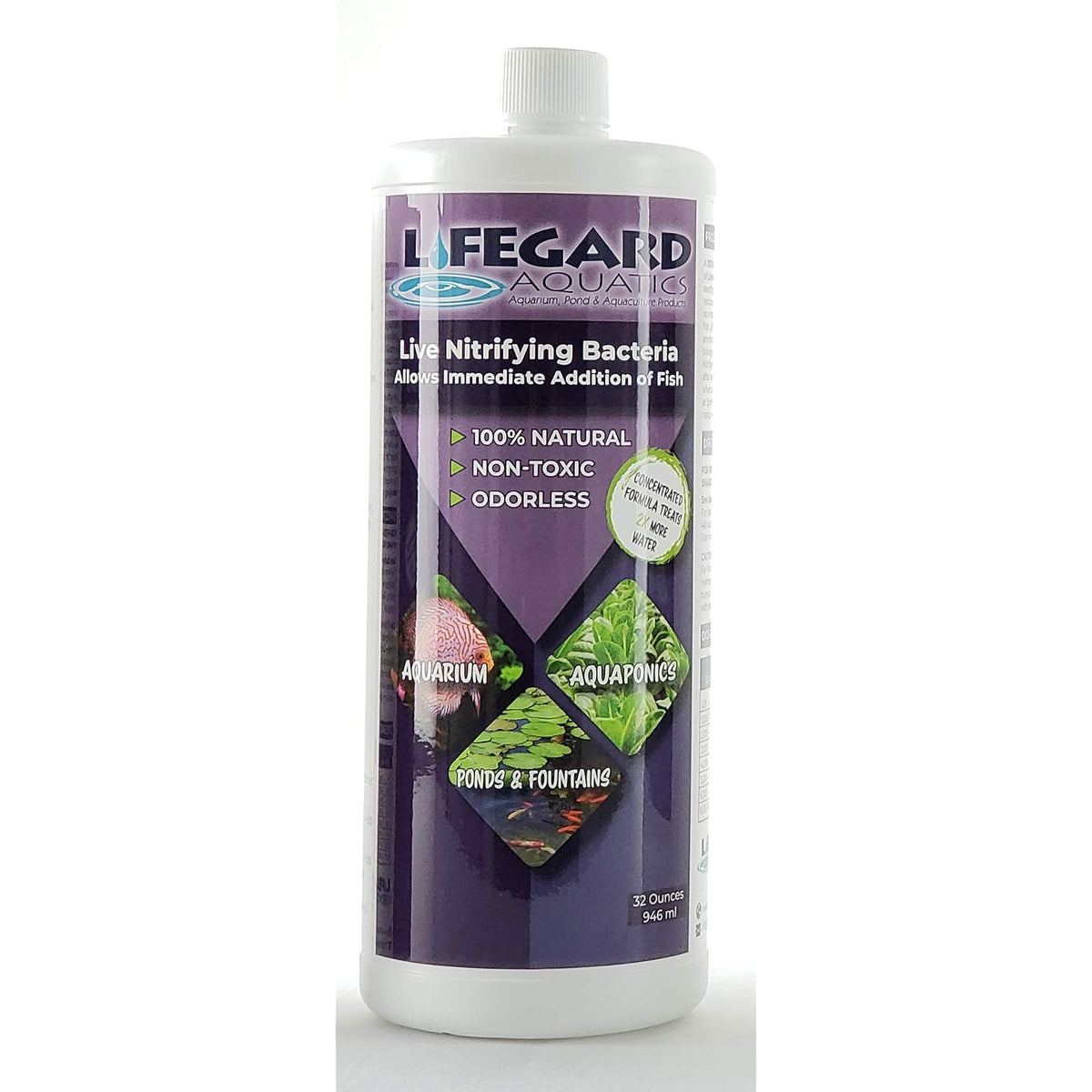 Lifegard Aquarium Pond Water Treatment, White