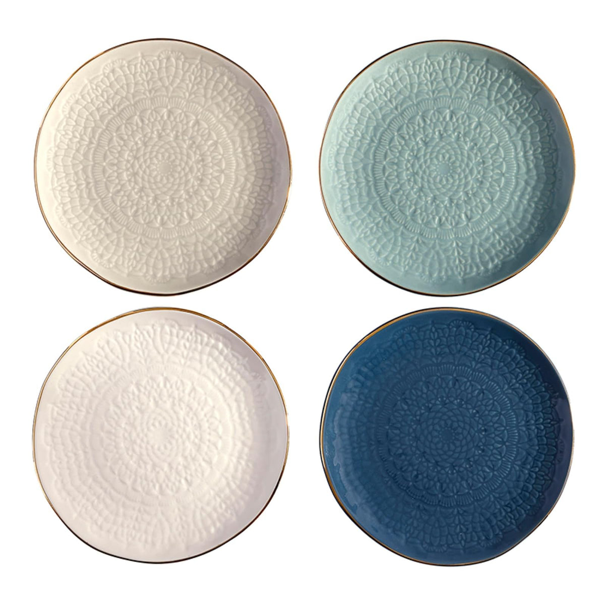 Santa Barbara Design Studio Dishware Plate, 6", Blue Lace