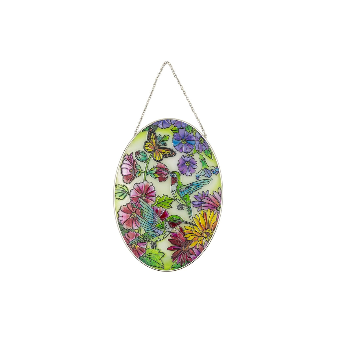 Bridgeton Hall Hanging Ornament, 9.3 inches by 7 inches, Hummingbird