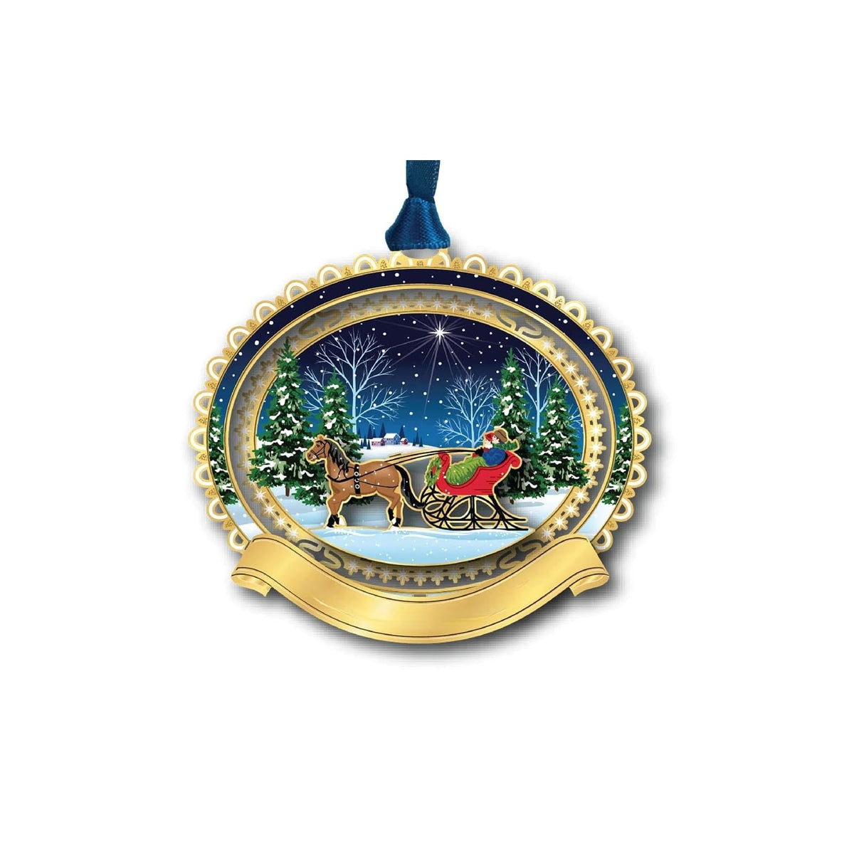 Beacon Design Hanging Ornament, 2.5" x 2.77", Multi Color
