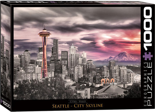 EuroGraphics Seattle City Skyline Puzzle (1000-Piece) (6000-0660)