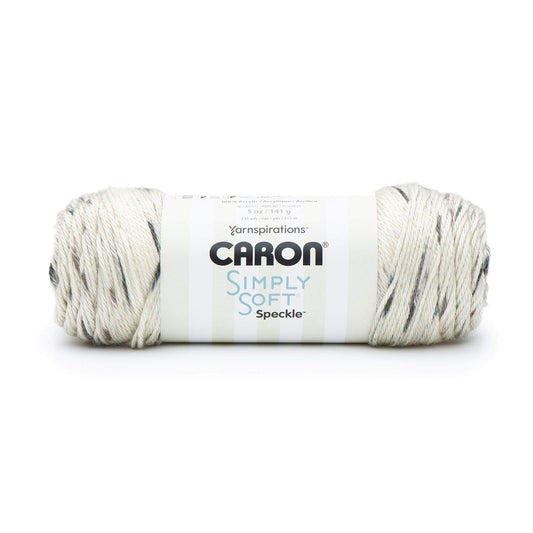 Spinrite Yarns (CA) CARON Simply Soft Speckle Yarn, Seashell