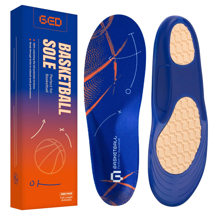 GED Shoe Insert, Men/US9-13.5, Blue