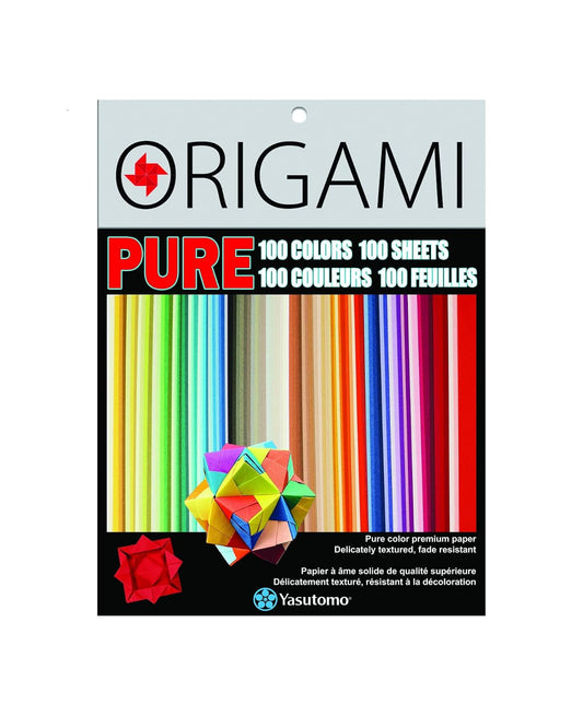 Yasutomo Origami Pure Color - 100 Colors 100 Sheets