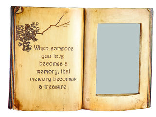 Manual Woodworkers & Weavers Book Photo Frame, Someone You Love Memorial