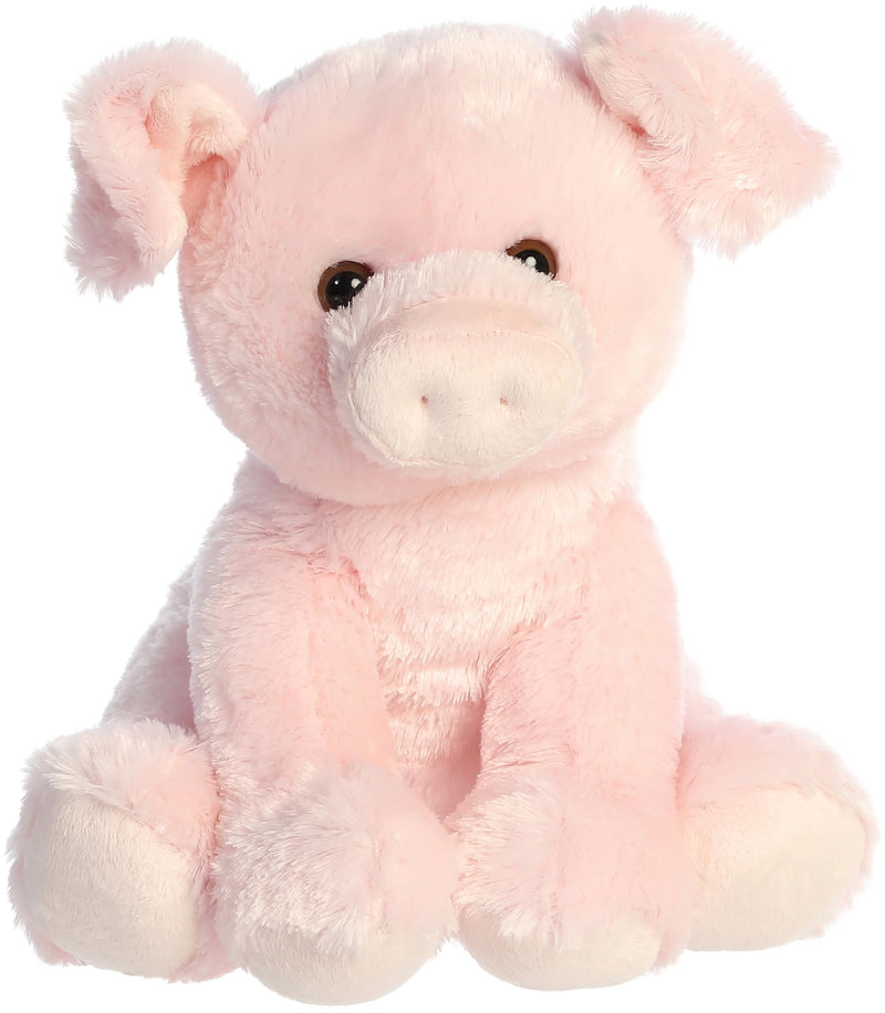 Aurora 11" Pink Pig Plush Stuffed Animal