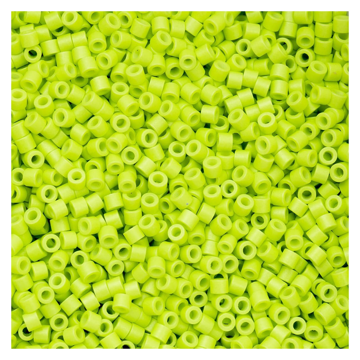 John Bead Craft Bead, Size 11, Chartreuse